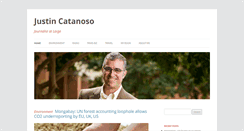 Desktop Screenshot of justincatanoso.com