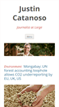 Mobile Screenshot of justincatanoso.com